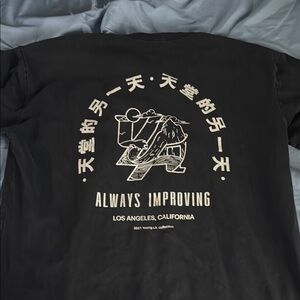 Young la  Black Graphic T-Shirt